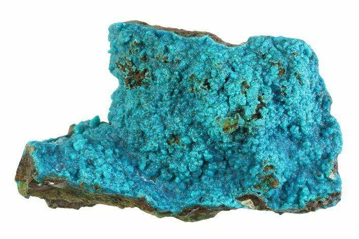 Vibrant Teal Chrysocolla Formation - Peru #358719